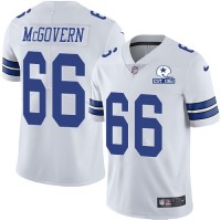 Nike Dallas Cowboys #66 Connor McGovern White Men's Stitched With Established In 1960 Patch NFL Vapor Untouchable Limited Jersey