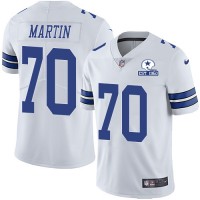Nike Dallas Cowboys #70 Zack Martin White Men's Stitched With Established In 1960 Patch NFL Vapor Untouchable Limited Jersey