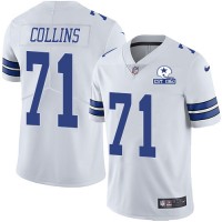 Nike Dallas Cowboys #71 La'el Collins White Men's Stitched With Established In 1960 Patch NFL Vapor Untouchable Limited Jersey