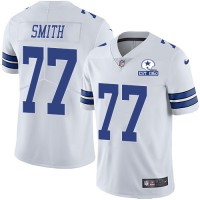 Nike Dallas Cowboys #77 Tyron Smith White Men's Stitched With Established In 1960 Patch NFL Vapor Untouchable Limited Jersey