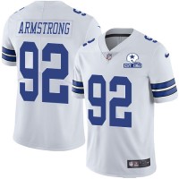 Nike Dallas Cowboys #92 Dorance Armstrong White Men's Stitched With Established In 1960 Patch NFL Vapor Untouchable Limited Jersey