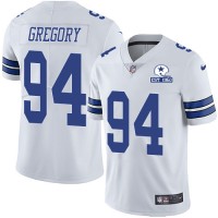 Nike Dallas Cowboys #94 Randy Gregory White Men's Stitched With Established In 1960 Patch NFL Vapor Untouchable Limited Jersey