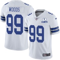 Nike Dallas Cowboys #99 Antwaun Woods White Men's Stitched With Established In 1960 Patch NFL Vapor Untouchable Limited Jersey