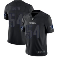 Nike Dallas Cowboys #54 Jaylon Smith Black Men's Stitched NFL Limited Rush Impact Jersey