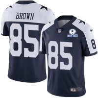 Nike Dallas Cowboys #85 Noah Brown Navy Blue Thanksgiving Men's Stitched With Established In 1960 Patch NFL Vapor Untouchable Limited Throwback Jersey