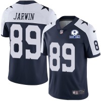 Nike Dallas Cowboys #89 Blake Jarwin Navy Blue Thanksgiving Men's Stitched With Established In 1960 Patch NFL Vapor Untouchable Limited Throwback Jersey