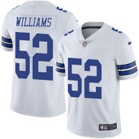 Nike Dallas Cowboys #52 Connor Williams White Men's Stitched NFL Vapor Untouchable Limited Jersey