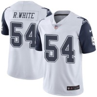 Nike Dallas Cowboys #54 Randy White White Men's Stitched NFL Limited Rush Jersey