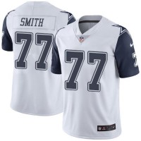 Nike Dallas Cowboys #77 Tyron Smith White Men's Stitched NFL Limited Rush Jersey