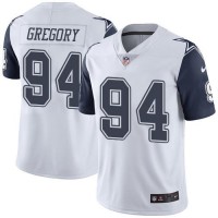 Nike Dallas Cowboys #94 Randy Gregory White Men's Stitched NFL Limited Rush Jersey