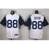 Nike Dallas Cowboys #88 Michael Irvin White Men's Stitched NFL Elite Rush Jersey