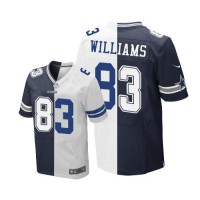 Nike Dallas Cowboys #83 Terrance Williams Navy Blue/White Men's Stitched NFL Elite Split Jersey