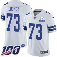 Nike Dallas Cowboys #73 Joe Looney White Men's Stitched With Established In 1960 Patch NFL 100th Season Vapor Untouchable Limited Jersey
