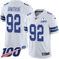 Nike Dallas Cowboys #92 Dorance Armstrong White Men's Stitched With Established In 1960 Patch NFL 100th Season Vapor Untouchable Limited Jersey