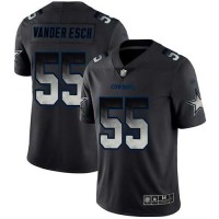 Nike Dallas Cowboys #55 Leighton Vander Esch Black Men's Stitched NFL Vapor Untouchable Limited Smoke Fashion Jersey