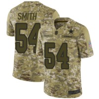 Nike Dallas Cowboys #54 Jaylon Smith Camo Men's Stitched NFL Limited 2018 Salute To Service Jersey