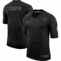 Dallas Dallas Cowboys #19 Amari Cooper Nike 2020 Salute To Service Limited Jersey Black