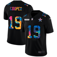 Dallas Dallas Cowboys #19 Amari Cooper Men's Nike Multi-Color Black 2020 NFL Crucial Catch Vapor Untouchable Limited Jersey