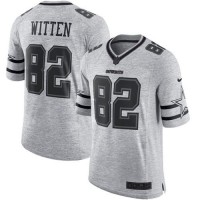 Nike Dallas Cowboys #82 Jason Witten Gray Men's Stitched NFL Limited Gridiron Gray II Jersey