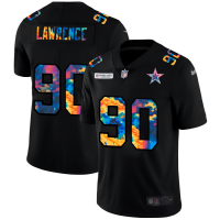 Dallas Dallas Cowboys #90 Demarcus Lawrence Men's Nike Multi-Color Black 2020 NFL Crucial Catch Vapor Untouchable Limited Jersey