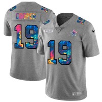 Dallas Dallas Cowboys #19 Amari Cooper Men's Nike Multi-Color 2020 NFL Crucial Catch NFL Jersey Greyheather