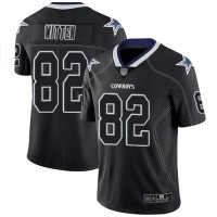 Nike Dallas Cowboys #82 Jason Witten Lights Out Black Men's Stitched NFL Limited Rush Jersey