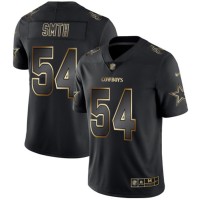 Nike Dallas Cowboys #54 Jaylon Smith Black/Gold Men's Stitched NFL Vapor Untouchable Limited Jersey