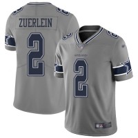 Nike Dallas Cowboys #2 Greg Zuerlein Gray Men's Stitched NFL Limited Inverted Legend Jersey