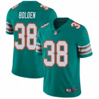 Nike Miami Dolphins #38 Brandon Bolden Aqua Green Alternate Men's Stitched NFL Vapor Untouchable Limited Jersey