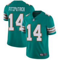 Nike Miami Dolphins #14 Ryan Fitzpatrick Aqua Green Alternate Men's Stitched NFL Vapor Untouchable Limited Jersey