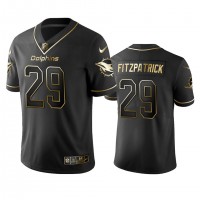Miami Dolphins #29 Minkah Fitzpatrick Men's Stitched NFL Vapor Untouchable Limited Black Golden Jersey