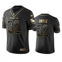 Miami Dolphins #32 Kenyan Drake Men's Stitched NFL Vapor Untouchable Limited Black Golden Jersey