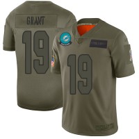Nike Miami Dolphins #19 Jakeem Grant Camo Men's Stitched NFL Limited 2019 Salute To Service Jersey