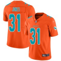 Nike Miami Dolphins #31 Byron Jones Orange Men's Stitched NFL Limited Inverted Legend Jersey
