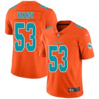 Nike Miami Dolphins #53 Kyle Van Noy Orange Men's Stitched NFL Limited Inverted Legend Jersey