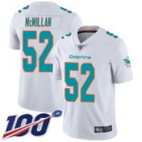 Nike Miami Dolphins #52 Raekwon McMillan White Men's Stitched NFL 100th Season Vapor Limited Jersey