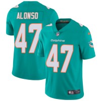 Nike Miami Dolphins #47 Kiko Alonso Aqua Green Team Color Men's Stitched NFL Vapor Untouchable Limited Jersey