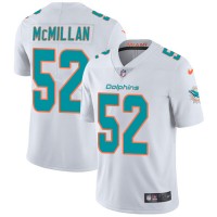 Nike Miami Dolphins #52 Raekwon McMillan White Men's Stitched NFL Vapor Untouchable Limited Jersey