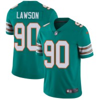 Nike Miami Dolphins #90 Shaq Lawson Aqua Green Alternate Men's Stitched NFL Vapor Untouchable Limited Jersey