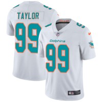 Nike Miami Dolphins #99 Jason Taylor White Men's Stitched NFL Vapor Untouchable Limited Jersey