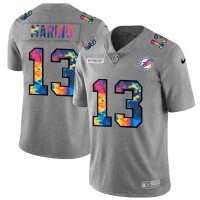 Miami Miami Dolphins #13 Dan Marino Men's Nike Multi-Color 2020 NFL Crucial Catch NFL Jersey Greyheather