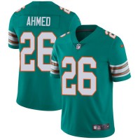 Nike Miami Dolphins #26 Salvon Ahmed Aqua Green Alternate Men's Stitched NFL Vapor Untouchable Limited Jersey