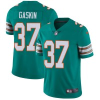 Nike Miami Dolphins #37 Myles Gaskin Aqua Green Alternate Men's Stitched NFL Vapor Untouchable Limited Jersey
