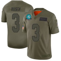 Nike Miami Dolphins #3 Josh Rosen Camo Men's Stitched NFL Limited 2019 Salute To Service Jersey