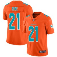 Nike Miami Dolphins #21 Eric Rowe Orange Men's Stitched NFL Limited Inverted Legend Jersey