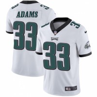 Nike Philadelphia Eagles #33 Josh Adams White Men's Stitched NFL Vapor Untouchable Limited Jersey
