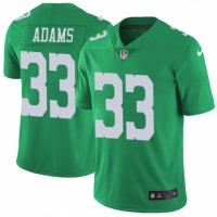 Nike Philadelphia Eagles #33 Josh Adams Green Men's Stitched NFL Limited Rush Jersey