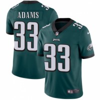 Nike Philadelphia Eagles #33 Josh Adams Midnight Green Team Color Men's Stitched NFL Vapor Untouchable Limited Jersey
