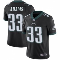 Nike Philadelphia Eagles #33 Josh Adams Black Alternate Men's Stitched NFL Vapor Untouchable Limited Jersey