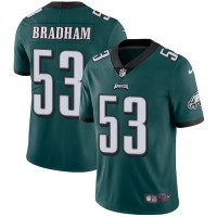 Nike Philadelphia Eagles #53 Nigel Bradham Midnight Green Team Color Men's Stitched NFL Vapor Untouchable Limited Jersey